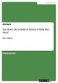 undefined, Das Motiv der Schuld in Heinrich Bölls 'Der Mord'