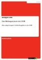 undefined, Das Bildungssystem der DDR