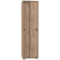 VCM, Büroschrank Bücher Ordner Aktenschrank Büromöbel Schrank Ulas 5-fach Schiebetüren Unisex Honig-Eiche ONE SIZE