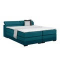 Premium Living, Boxspringbett Sevilla Petrol Ca. 140x200cm 140/200 cm Petrol