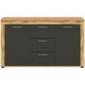 MID.YOU, Sideboard Jam  125/80/35 cm 3 Schublade(n)