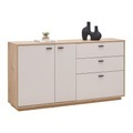 Premium Living, Sideboard Cremona Kaschmir/eiche Artisan  160/88,5/38 cm 3 Schublade(n)