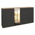Premium Living, Sideboard Halvar  169/96/42 cm 2 Schublade(n)