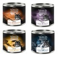 Wild Freedom, Wild Freedom Adult Sterilised 6 x 200 g - getreidefreie Rezeptur - Mix (2x Huhn pur, 2x Huhn & Seelachs, 1x Huhn & Kaninchen, 1x Huhn & Ente)