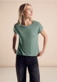 STREET ONE, STREET ONE Shirttop »LTD QR«, mit Glanz-Detail