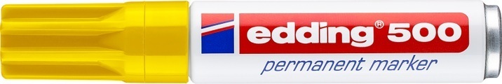 undefined, EDDING Permanent Marker 500 2-7mm 500-5 gelb