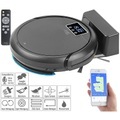 Sichler Haushaltsgeräte, Staubsauger-Roboter mit Wischfunktion, 2in1-Staubbehälter, WLAN & App