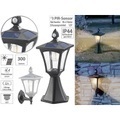 Royal Gardineer, Royal Gardineer Solar-LED-Stand- & Wandlaterne, PIR-Sensor, Dämmerungssensor, 300 lm