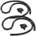 dream audio, dream audio 2er Pack Flexibler Kabelschlauch 22mm mit Einfädeltool, 1.5m in