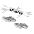 Pearl, Pearl 3er-Set 9in1-Edelstahl-Klappbesteck für Camping und Outdoor
