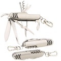 Pearl, Pearl 3er-Set 11in1-Multifunktions-Taschenmesser aus Edelstahl