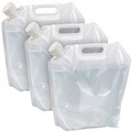 Semptec, Semptec Urban Survival Technology 3er-Set flach faltbare Wasserkanister mit Tragegriff, 5 l, BPA-frei