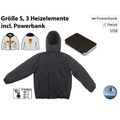 Pearl, Pearl Beheizbare Outdoor-Jacke mit Powerbank (8.000 mAh), Grösse S