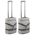 Xcase, Xcase Faltbare 2in1-Handgepäck-Trolley & Reisetasche, 44 l, 2 kg, 2er-Set