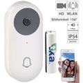 Somikon, Somikon WLAN-HD-Video-Türklingel mit App, Gegensprechen, inkl. Akku