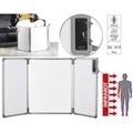 Sichler Haushaltsgeräte, Sichler Haushaltsgeräte Faltbares Fern-Infrarot-Heizpanel mit Alu-Rahmen, bis 80 °C, 315 Watt