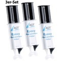 AGT, AGT Epoxy 2-Komponenten-Kleber, hohe Belastbarkeit: 23 N/mm², 3er-Pack