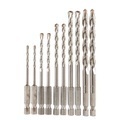AGT, AGT Beton-Bohrer-Set für Akkuschrauber, 3 - 8 mm, 10 Stück