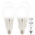 Luminea, Luminea High-Power-LED-Lampe E27, 24 Watt, 2.452 Lumen,  6.500 K, 4er-Set