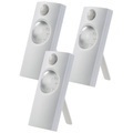 Lunartec, Lunartec LED-Wand- & Stand-Leuchte mit Bewegungserkennung, 0,36 Watt, 3er- Set