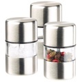 Pearl, Pearl Mini-Salz-/Pfeffermühle, Edelstahl, Keramikmahlwerk, 3er-Set
