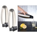 Carlo Milano, Carlo Milano 2er-Set Design-Thermo-Isolierflaschen mit Klick-Verschluss, 650 ml