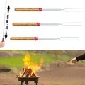 Infactory, infactory 2in1-Teleskop-Grillgabel & Grill-Spiess,  30 auf 90cm, 3er-Set