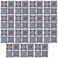 Infactory, infactory Selbstklebende 3D-Mandala-Fliesenaufkleber, 25,5 x 25,5 cm, 15er-Set