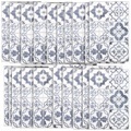 Infactory, infactory Selbstklebende 3D-Bordüre-Fliesenaufkleber, blau, 30 x 20 cm, 15er-Set
