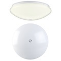 Luminea, Luminea LED-Wand- & Deckenleuchte, PIR-Bewegungsmelder, 12W, Ø 26 cm, warmweiss