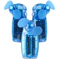 Pearl, Pearl Batterie-betriebener Mini-Hand- und Taschen-Ventilator, blau, 3er -Set