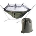 Semptec Urban Survival Technology, Semptec Urban Survival Technology 2er-Set Hängematte aus Fallschirmseide mit Moskitonetz