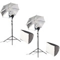 Somikon, Somikon Softbox mit zusätzlichem Reflektorschirm, 2er-Set