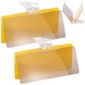 Lescars, Lescars 2er-Set Tag- & Nacht-Blendschutz für Auto-Sonnenblenden, je 30 x 13cm