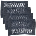 Lescars, Lescars 4er-Set Universal-Aufbewahrungsnetz, 25 x 40 cm, elastisch
