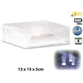 Lunartec, Lunartec Solar LED Glasbaustein mit Lichtsensor, L (15x15x5cm)