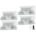 Lunartec, Lunartec Automatische LED-Türbeleuchtung mit PIR-Sensor im 4er-Set