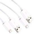 Callstel, Callstel 2er-Set Daten- & Ladekabel ab iPhone 5, Apple-zertifiziert, 100 cm