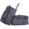 Xcase, Xcase 2er-Set faltbare XXL-Reisetaschen mit Trolley-Funktion &Teleskop-Griff