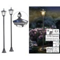 Royal Gardineer, Royal Gardineer 2er-Set Solar-LED-Gartenlaternen, PIR-Sensor, Dämmerungssensor, 300 lm