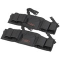 Infactory, infactory 2er-Set 2in1-Gürteltasche mit 4 Getränke-Haltern Ø 7cm, 72-160cm lang