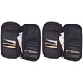 Xcase, Xcase 2er-Set geräumige Reise-Organizer mit je 12 Fächern