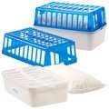 Sichler Haushaltsgeräte, Sichler Haushaltsgeräte 2er-Set Raumentfeuchter mit 1,2 kg Granulat, bis 2,5 l, bis 50 m²