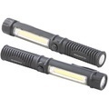 Pearl, Pearl 2er-Set 2in1-LED-Taschenlampen mit COB-LED-Arbeitsleuchte, Magnet