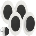 Luminea, Luminea 4er Pack Verstellbare LED-Wand- und Deckenleuchte, 600 Lumen, 10 W