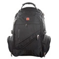 Genius, Genius Rucksack Genius, USB- und Kopfhöreranschluss, Swiss Design, schwarz