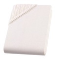 undefined, Doppelbett Qualitäts-Jersey Fixleintuch, natur