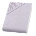 undefined, Jersey Fixleintuch für Boxspringbett-Topper, silber