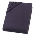 undefined, Jersey Fixleintuch für Boxspringbett-Topper, schwarz