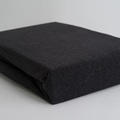 undefined, Luxus Frottee Doppelbett Fixleintuch, Übergrösse, schwarz, 28cm Steg